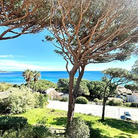 Vue ,plage La Nartelle,avec Loggia, Sainte-maxime, France Appartamento *